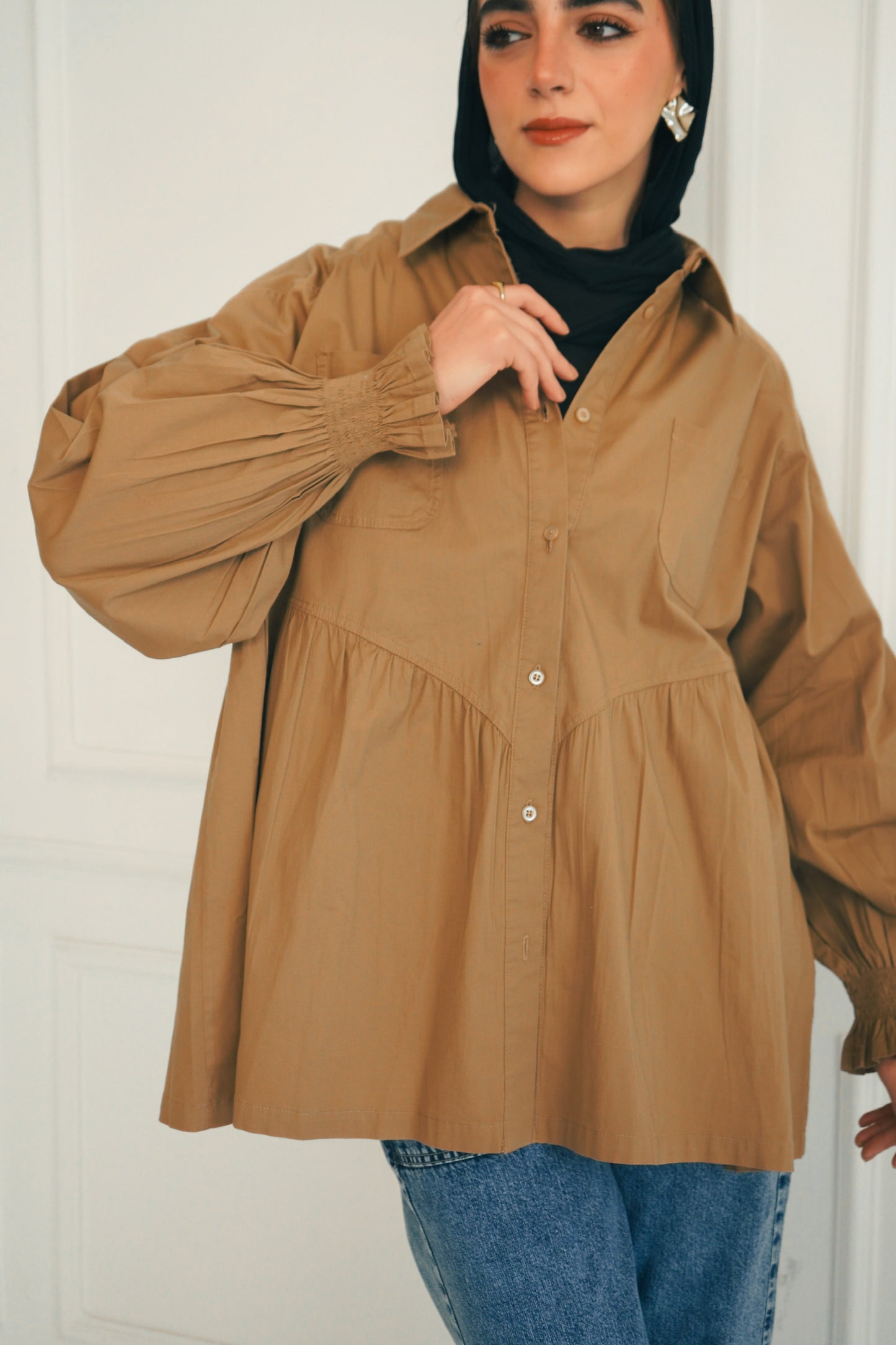 The Luna Shirt - Brown