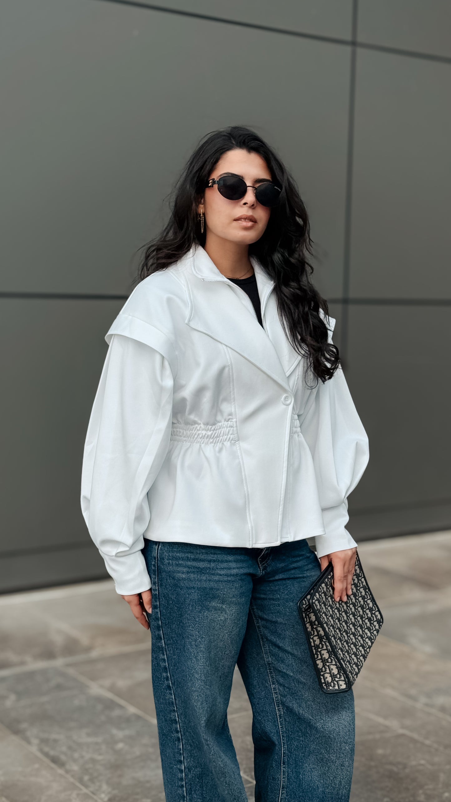 Contour Jacket - White