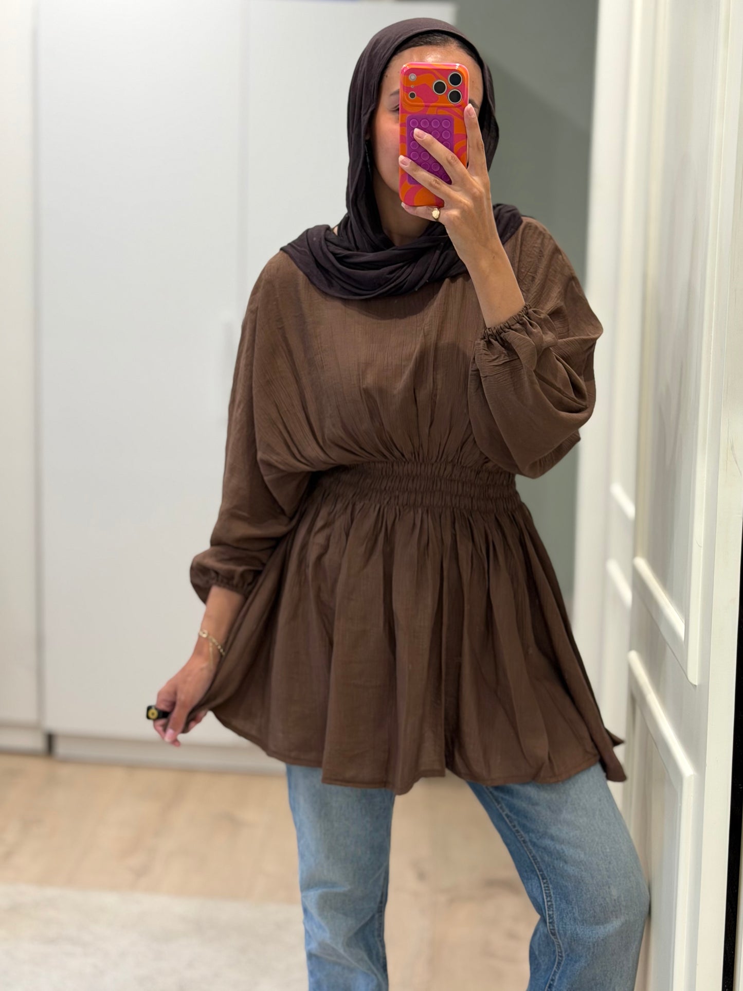 Galaxy Blouse - Brown