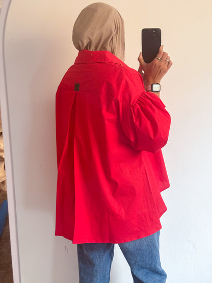 Elara Shirt - Red