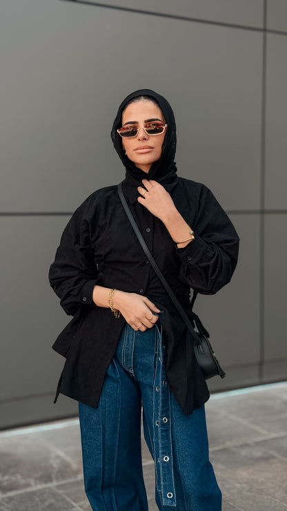 String Shirt - Black