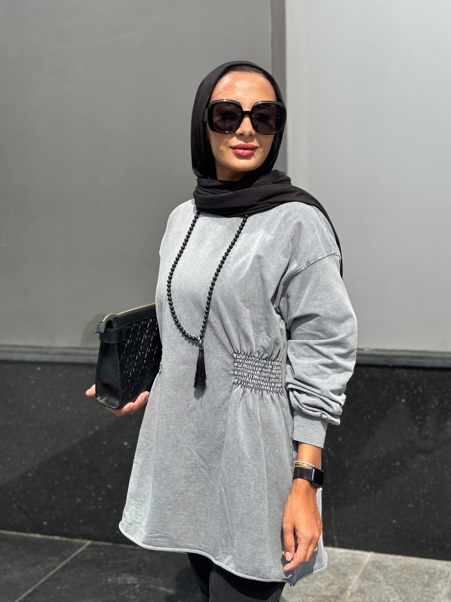 LALA TOP - GREYISH