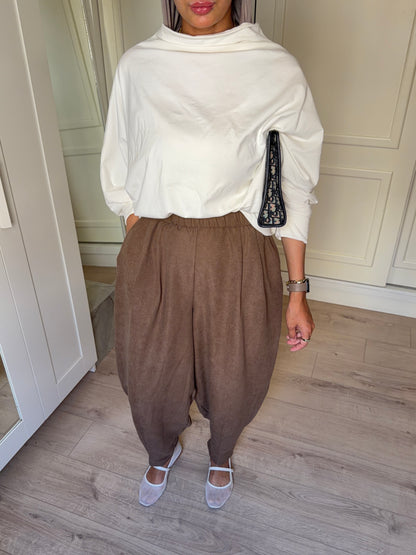 Balloon Pants - Brown