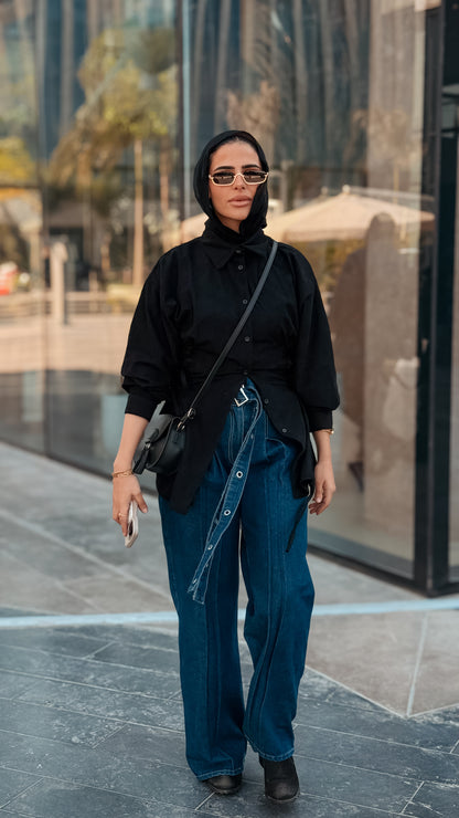 String Shirt - Black