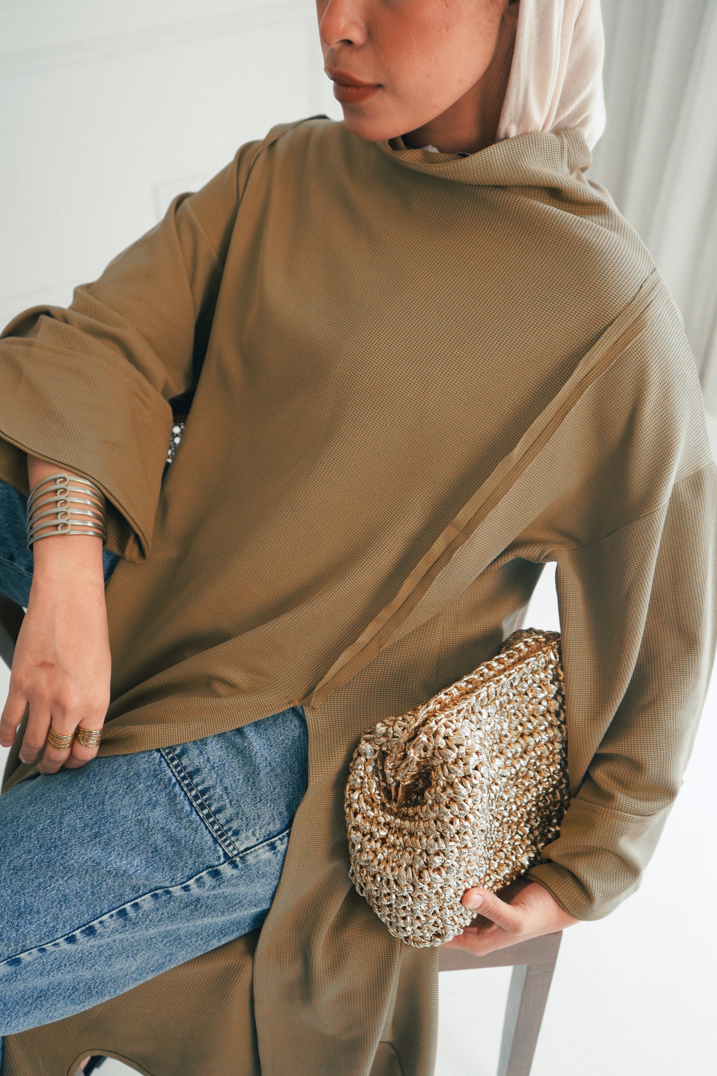 The Hala Tunic - Brown