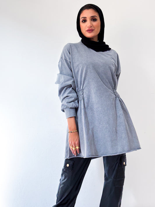 LALA TOP - GREYISH