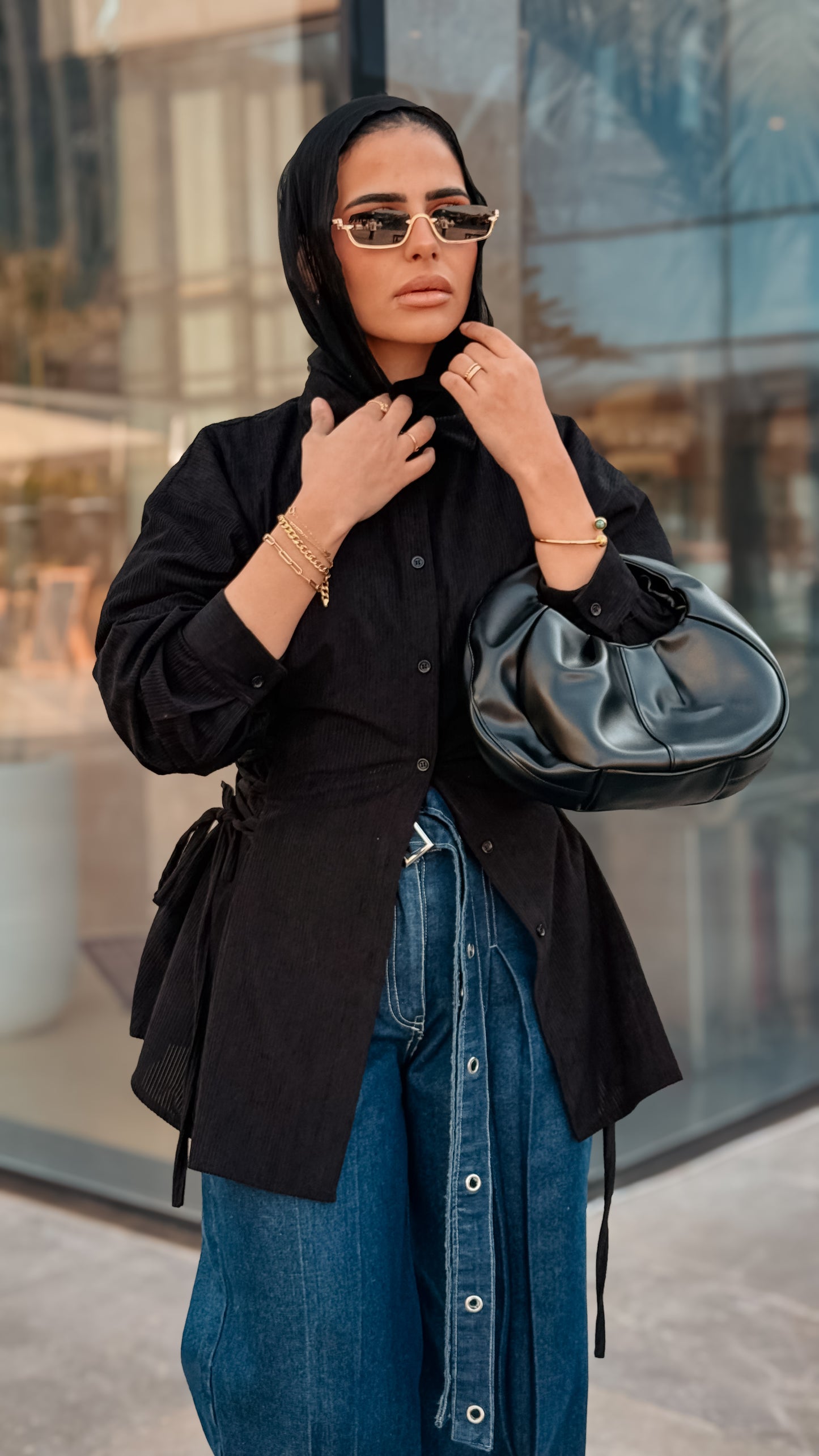 String Shirt - Black