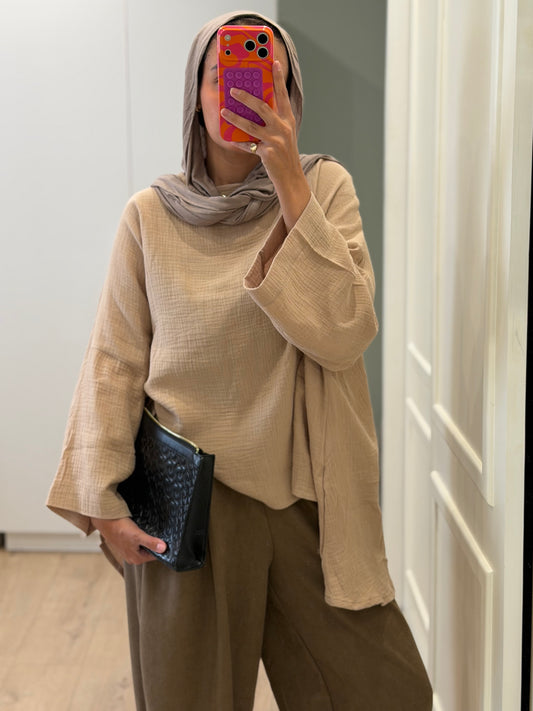 Breeze Blouse - Beige