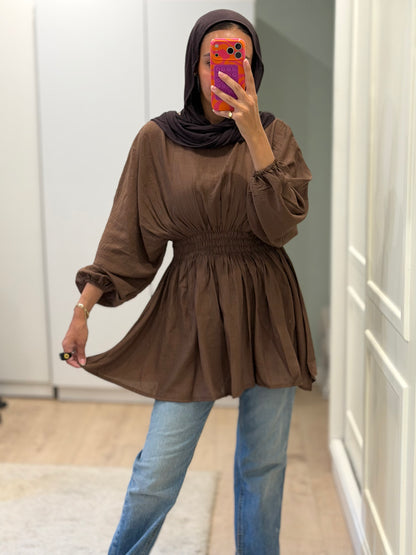 Galaxy Blouse - Brown