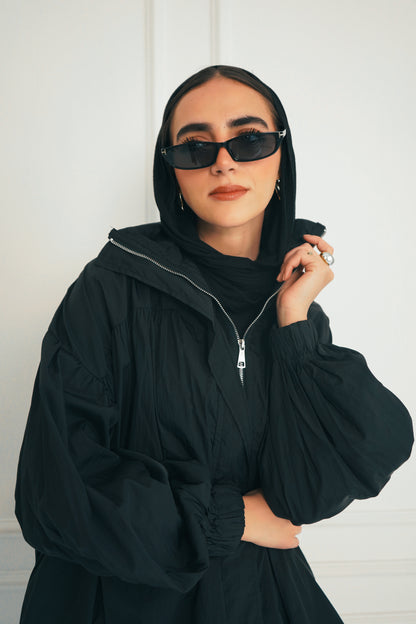 Crinkle Jacket - Black