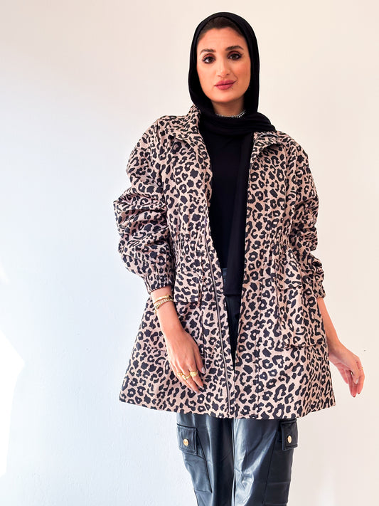 Pocket Jacket - Leopard