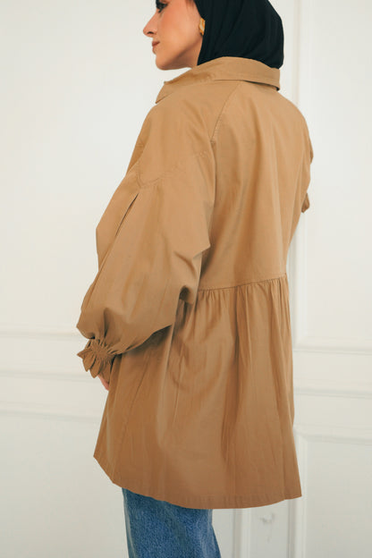 The Luna Shirt - Brown